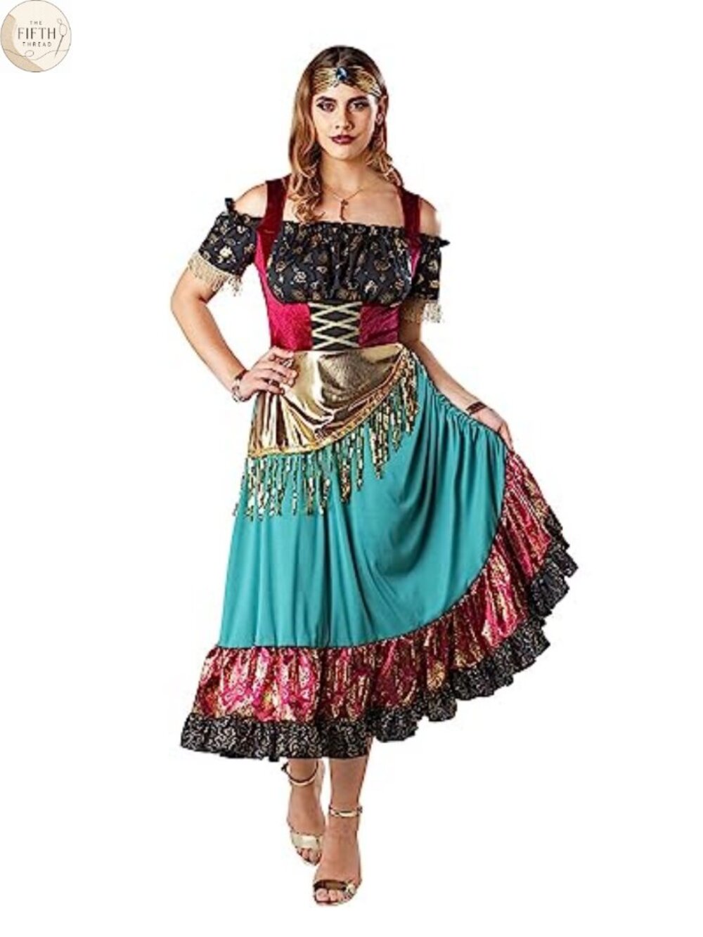Starlight Gypsy Halloween Costume Dress and Headband